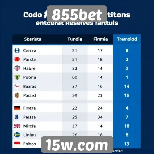 Comparativo de odds entre 855bet e concorrentes
